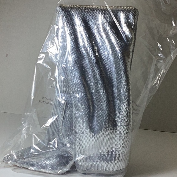 Steve Madden Women's Laddy Over-The-Knee Boot, Silver Sequin, - Picture 4 of 8